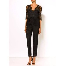 NWT Marchesa Notte  black lace