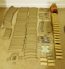 Tomy Trackmaster Beige Track, Thomas And Friends, Bundle, over  180 pieces