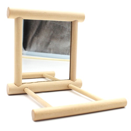 Bell toy mirror stand perch - bell,