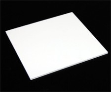 3mm White Rectangular, Square