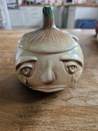 Sylvac large onion face pot - sylvac,