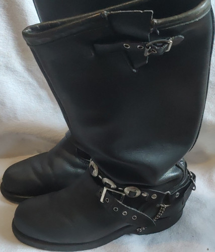 New rock black leather - rock,