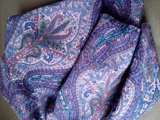 Vintage PAISLEY  Liberty  VARUNA WOOL 138 cm wide  by the half metre 6 available