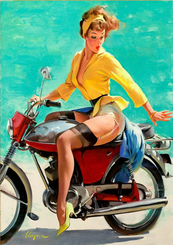 Pinup girl metal - pinup,