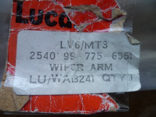 Lucas wiper arm truck marine - wiper,