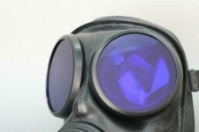 S10 GAS MASK BLUE LENSES RESPIRATOR BLUE OUTSERTS