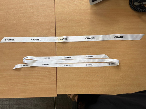 Chanel white silk designer - white,