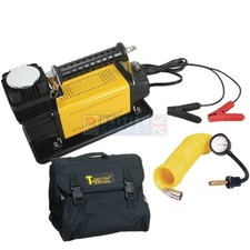 T-MAX 160 L/MIN 12V AIR COMPRESSOR TYRE PUMP FOR 4X4 OFF ROAD USE
