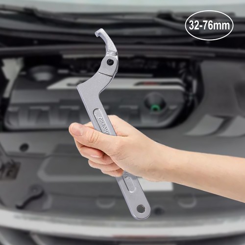 Adjustable hook wrench - hook, c