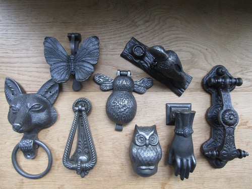 Cast iron rustic - rustic, knocker