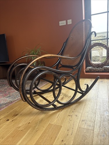 Antique bentwood rocking - antique, chair