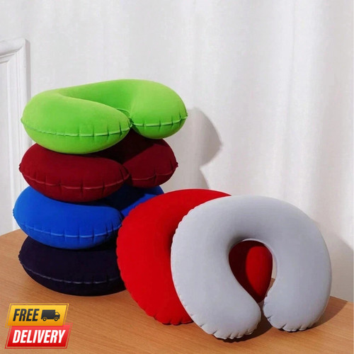 Inflatable travel neck pillow - inflatable,