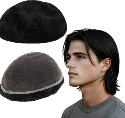 Mens hairpieces toupee full - hairpieces,