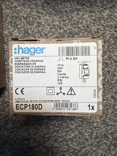 Hager electricity meter - hager,