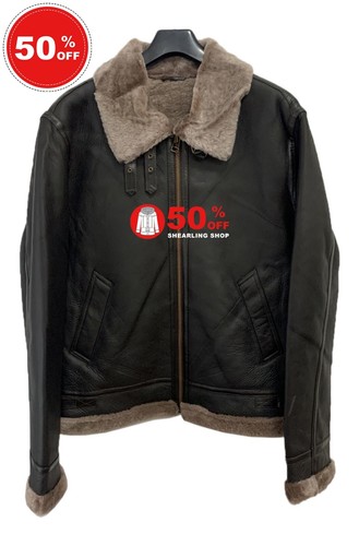 Men sheepskin jacket - men's,