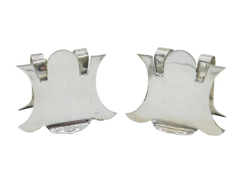 Edwardian sterling silver pair - edwardian,
