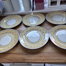 6x Churchill Ports Of Call Herat By Jeff Banks Dinner Plates 