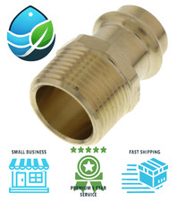 Viega 79235 3/4" ProPress x 1" Male Bronze Adapter, Professional Plumbing