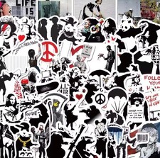 Banksy Art Graffiti  Stickers