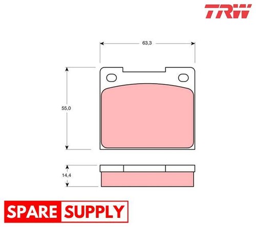 Brake pad set disc - brake,