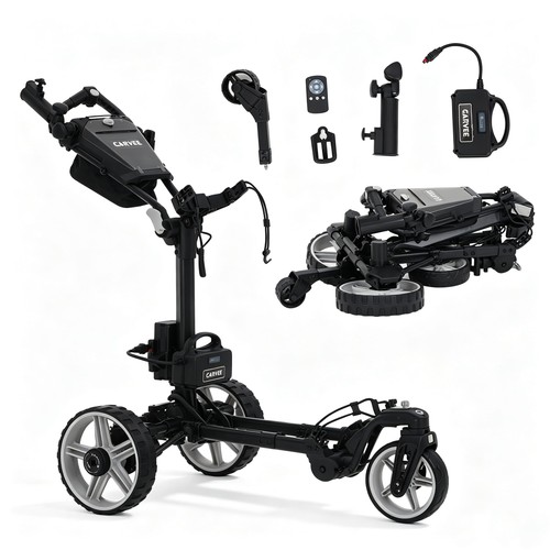 Electric golf push cart - cart, remote