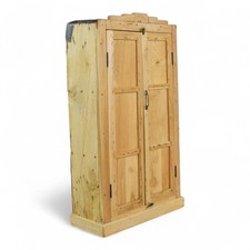 Vintage Rustic Bleached Kitchen Bathroom Cupboard Cabinet Storage