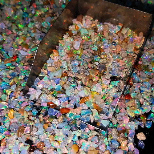 Dry opal rough - opal,