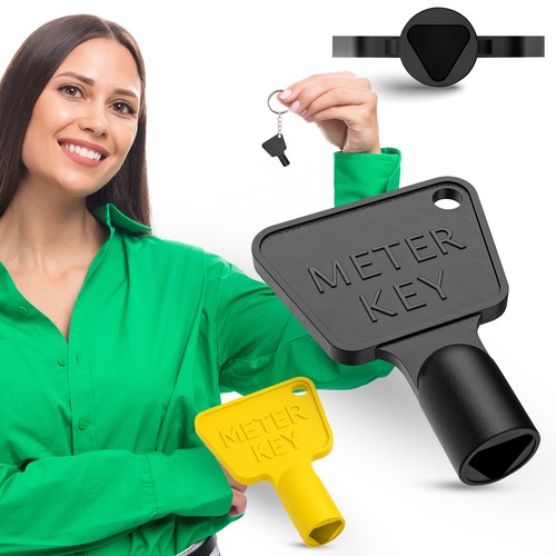 Meter box key - box, triangle