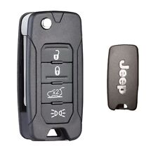  REMOTE KEY FOB 4 BUTTON CASE FOR JEEP RENEGADE or WRANGLER