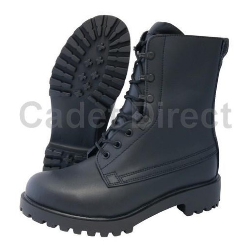 British assault boot black - british,