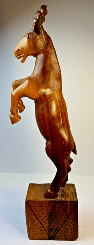 Large hand carved wooden - large, hand-carved