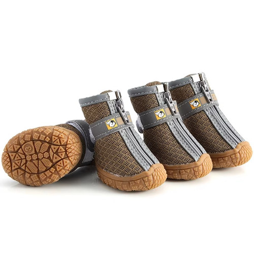 4pcs set dog shoes paw - dog,