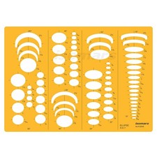 Ellipse Drawing Drafting Template for Architect,Interior Design and Drafting Stu