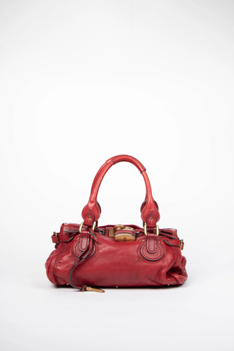 2000s chloe red leather - chloe,