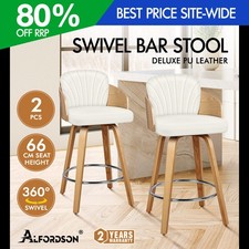 ALFORDSON 2x Swivel Bar Stools