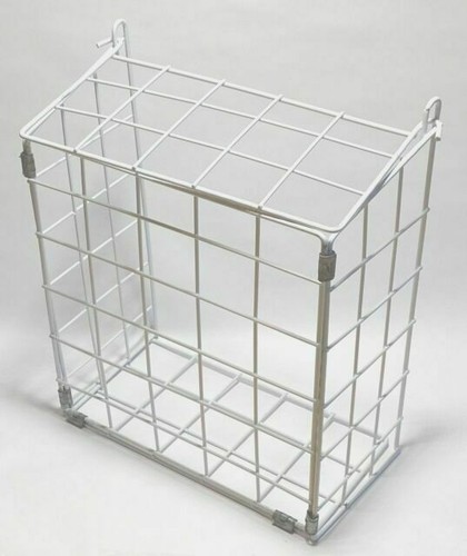 White letter cage mail box - white,