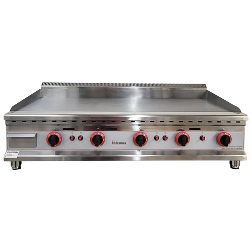 Griddle flat gas stainless - flat,