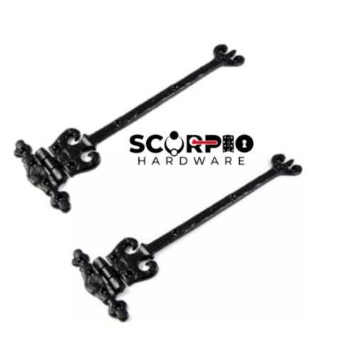 Fleur lys coronet tee hinge - fleur-de-lys,