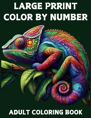 Large print color number - color, by