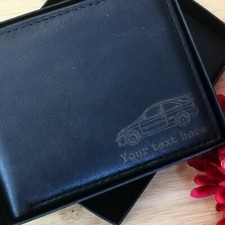 Escort Cosworth personalised Leather Wallet merchandise gift present cossie Ford