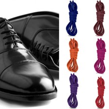 Round Shoe laces Thin Waxed