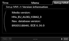 Audi MMi 3G+ Plus HN+ Sat Nav