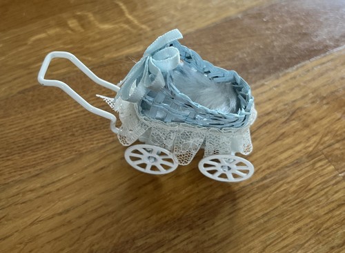 Dolls house victorian pram - dolls,