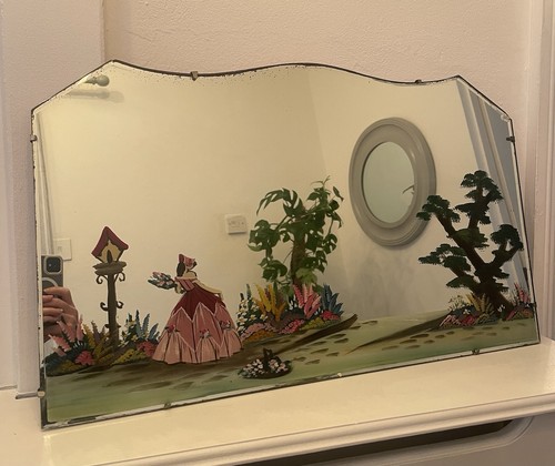 Vintage art deco hand painted - vintage,