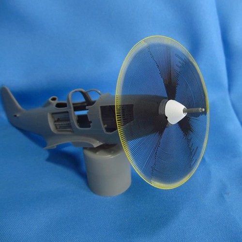 Rotating propeller effect disc - rotating,