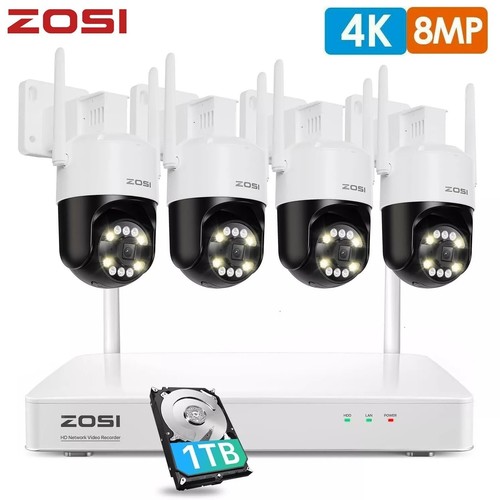 Zosi 8mp ptz wireless cctv - 8mp,