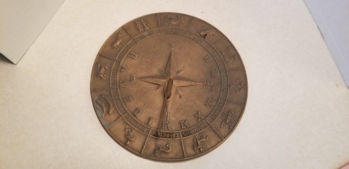 Vintage metal zodiac - vintage,