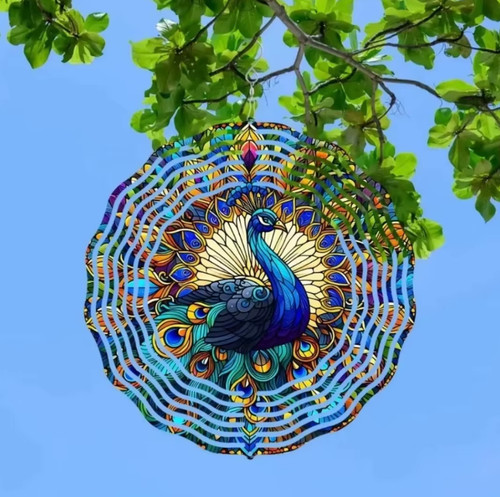 Garden metal peacock wind - ,