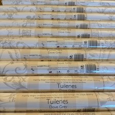 LAURA ASHLEY TUILERIES DOVE GREY WALLPAPER 20 Rolls Avail Price Per Roll
