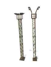 50FT LATTICE YARD LAMP DEPOT LIGHTING TOWER LASER CUT N GAUGE MODEL RAIL LX450-N